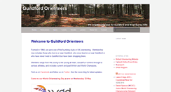 Desktop Screenshot of guildfordorienteers.co.uk